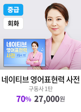 네이티브 영어표현력 사전 - 구동사 1탄