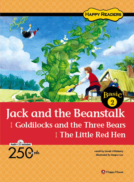 [Happy Readers Basic 2] Jack and the Beanstalk┃Goldilocks and the Three Bears┃The Little Red Hen